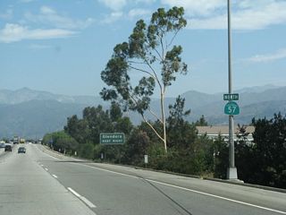 A final California 57 north reassurance shield is posted just after the mileage sign in the prior photobox.