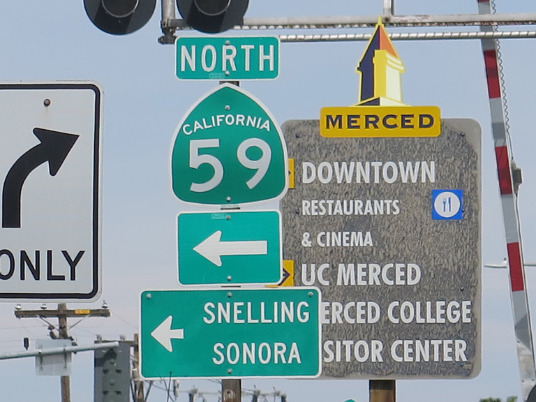 SR 59/99 Business north of SR 99 - Merced, California