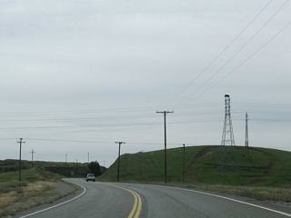 Another set of power lines cross over CR J-59 between La Grange and Snelling.