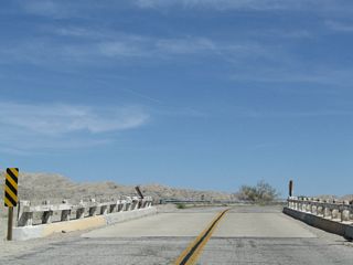 An old bridge carries old U.S. 60-70 over the Coachella Canal.