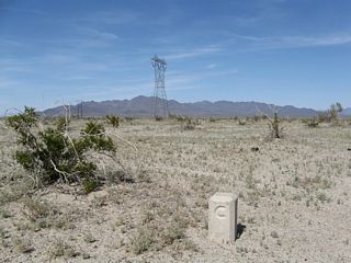 A remaining C Block alongside Chuckwalla Road.