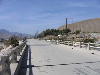A few expansion joints such as this one separate the sections of the Whitewater Bridge bridge.