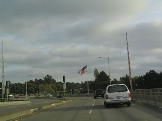 One of the rare drawbridges on the state route system, this bridge spans the San Leandro Channel that connects San Francisco Bay with San Leandro Bay.