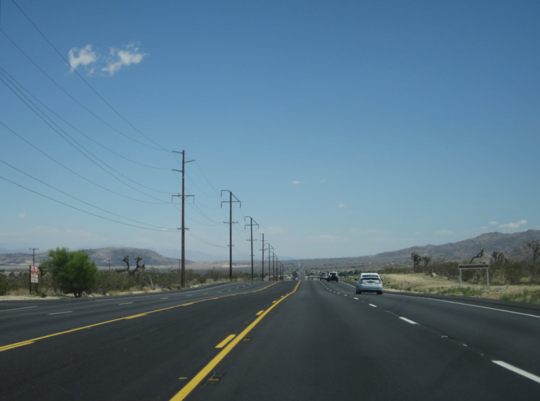 SR 62 east near Joshua Tree