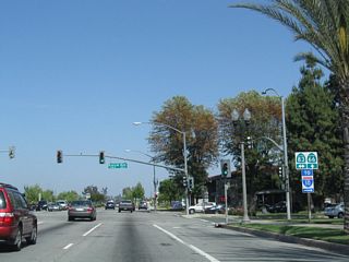 Replacement signage for the route markers along eastbound California 66 at California 83.