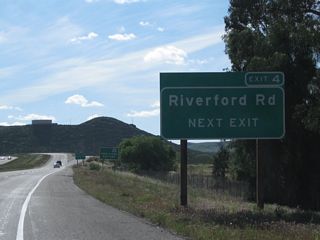 The next exit along California 67 south is Exit 4, Riverford Road.