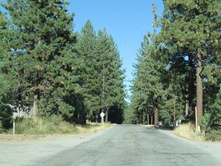 Another old alignment of California 70 follows Rocky Point Road just east of the city of Portola.