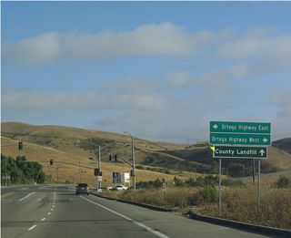 SR 74 heads west from Antonio Parkway through San Juan Capistrano to Interstate 5.