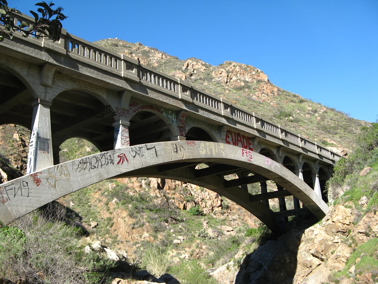California State Route 74 crossing San Juan Canyon