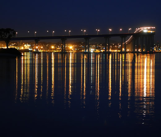 San Diego-Coronado Bay Bridge from Glorietta Bay Park