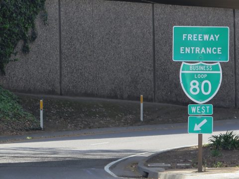W Street and 15th Street at Business Loop I-80 - Sacramento, CA