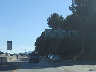 Southbound California 85 (Stevens Creek Freeway) reaches Exit 20, Fremont Avenue west to Los Altos and east to Sunnyvale. An advance sign is placed at this exit for the pending interchange with Interstate 280 (Father Junipero Serra Freeway) at Exit 19A (south to San Jose and north to San Francisco).