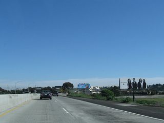 Between 2005 and 2007, the Culver Boulevard interchange was built to its current design. Prior to that, there were two at-grade intersections, one with Culver Boulevard and the other with Alla Road.