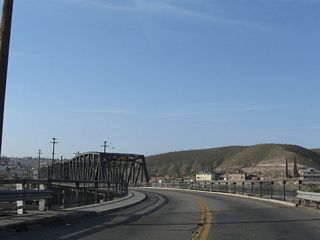 Linking Downtown Barstow with the historic Harvey House, which was built in 1911, the Old Iron Bridge spanned the Burlington Northern Santa Fe (BNSF) Railroad yard.