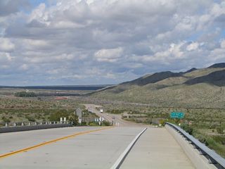 U.S. 95 and Historic U.S. 66 travels 6.4 miles northwest to Arrowhead Junction.