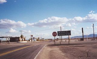 SR 62 travels east from Vidal Junction to the Colorado River at Parker, Arizona. West from Vidal Valley, SR 62 traverses remote desert areas to SR 177 beyond Granite Pass en route to 29 Palms.