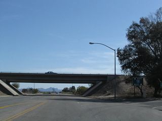 U.S. 95 (Intake Boulevard) advances south from Business Loop I-10 (old U.S. 60/70) in Blythe to a diamond interchange (Exit 239) with Interstate 10.