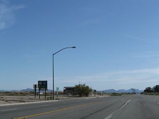 U.S. 95 overlaps with Interstate 10 east from Blythe to Quartzsite, Arizona.