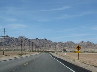Northbound U.S. 95 (Intake Boulevard) next approaches 2nd Avenue.