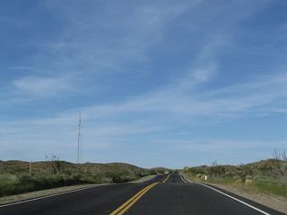 U.S. 95 crosses Lobecks Pass between the Sacramento Mountains and Chemehuevi Mountains.
