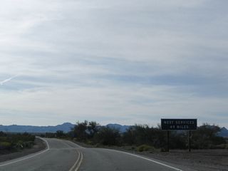 There are no motorist services on U.S. 95 between Vidal Junction and Needles.