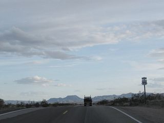 Paralleling Piute Wash to the west, U.S. 95 continues south across Piute Valley toward Arrowhead Junction.