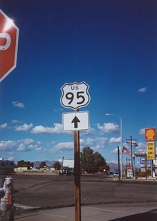 Business Loop I-10 turns west along old U.S. 60-70 into Downtown Blythe while U.S. 95 continues north to Vidal Junction and Needles.