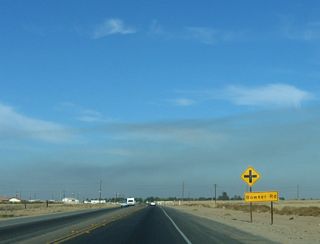 The next intersection along eastbound is with Bowker Road.