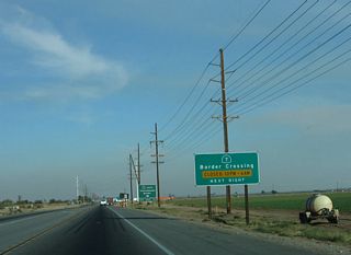 The port of entry along California 7 is not open between 10 p.m. and 6 a.m.