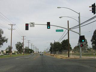 The next signalized intersection is with Eady Avenue.