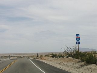 Another Interstate 8 trailblazer is posted for northbound Imperial County Route S-2.