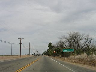 Imperial County Route S-31 (Dogwood Road) leads north to Heber, El Centro, and Brawley. The county route provides an alternative to north-south California 86 and California 111.