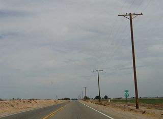 After Imperial County Route S-30 (Brockman Road), this reassurance shield is posted on eastbound California 98.