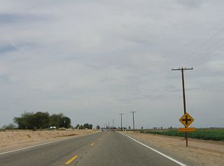 The next intersection along eastbound is with Rockwood Road.