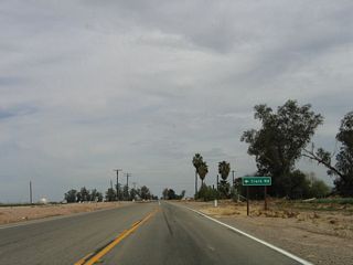 Following Ferrell Road is the intersection with Clark Road. All of these roads are local access, farm to market roads.