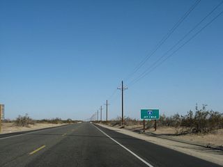 Continuing east, California 98 approaches Interstate 8 in one mile. This interchange marks the eastern terminus of California 98.