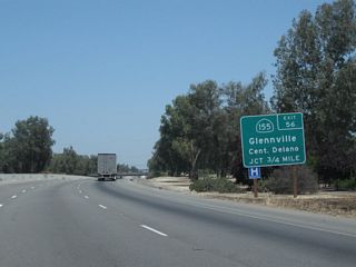 The next exit along California 99 north is Exit 56, California 155 (Garces Highway) east and Kernell Avenue west in Delano.