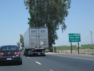 The next exit along California 99 (Golden State Highway) north is Exit 81, Avenue 184 (Octol Avenue).