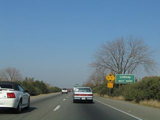 Use California 137 east to Lindsay and California 65.