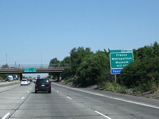 The next exit along California 99 north is Exit 132B, Fresno Street (Former California 180 west).