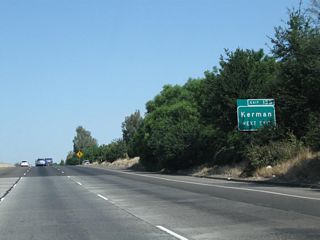 Use California 180 (Sequoia-Kings Canyon Freeway) west to Kerman and Mendota. California 180 does not provide a freeway link all the way to Interstate 5. The freeway ends and reverts to a typical state route toward western urban limits of Fresno, and California 180 then proceeds west to Kerman and ends at California 33 in Mendota. Longer-term plans call for California 180 to be extended to Interstate 5, but it is unclear if or when this extension might happen. A better route across to Interstate 5 is the California 152 expressway.