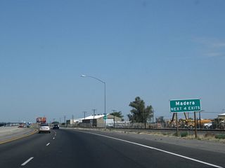 The next four exits along California 99 (Golden State Highway) north serve the city of Madera, the seat of Madera County.