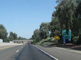 All motorist services are available at Exit 154, Fourth Street in Madera. Use Fourth Street east into downtown Madera.