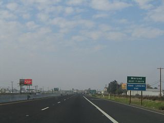 The next several exits along serve the city of Merced.