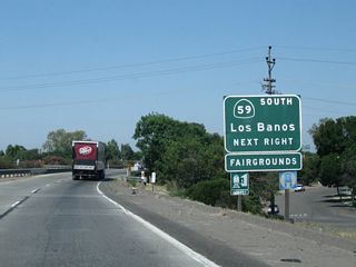 The next exit along California 99 north is Exit 187B, which not only connects to Martin Luther King, Jr. Way but also connects to California 59 south to El Nido and California 152 west to Los Banos. Continue north on California 99 to Exit 188 to California 59 north to Snelling.