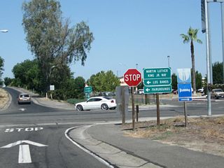 Use Martin Luther King, Jr. Way north to downtown Merced.