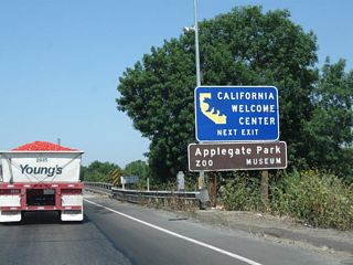 Use Exit 188 to R Street northeast to the official California State Welcome Center at the Merced Transportation Center.