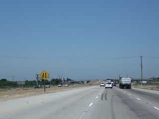 The six-lane segment of California 99 comes to an end just before the Hammatt Avenue off-ramp.