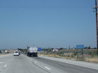 A rest area is nine miles ahead along California 99.