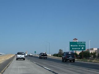 Northbound California 99 meets Exit 215, Monte Vista Avenue. Use Monte Vista Avenue east to California State University at Stanislaus.